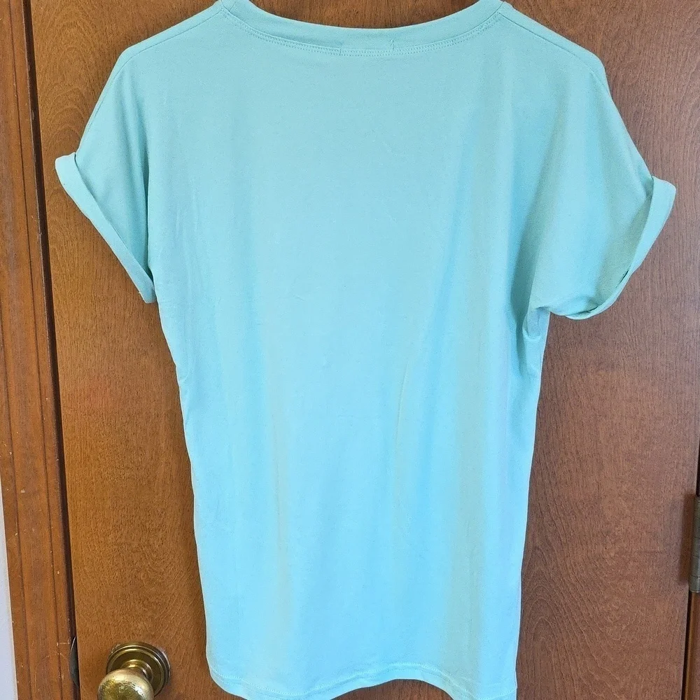 Mint Green Graphic T-Shirt